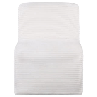 Winne - Curved Armless Accent Chair