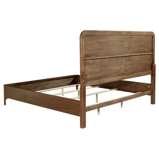 Eastern King Panel Bed - Walnut