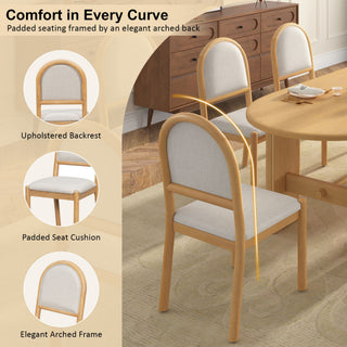 Oval Dining Table Set For 6 With 6 Upholstered Chairs