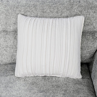 Emiliano - Sectional Sofa With 3 Pillows - Nickel