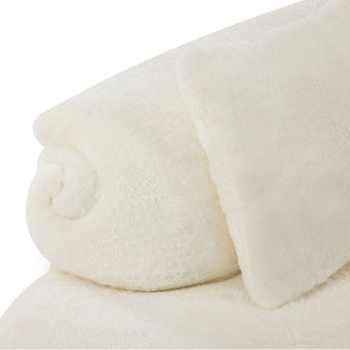Modern Curved Sofa With Pillows