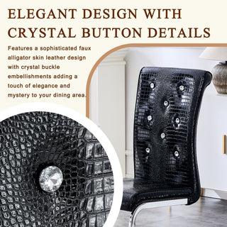Elegant Design Upholstered Dining Chairs