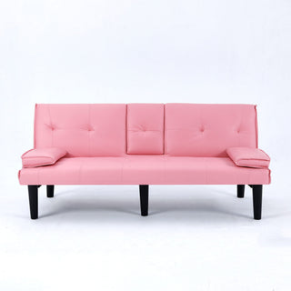 Sofa Bed With Foldable Design And Cup Holder
