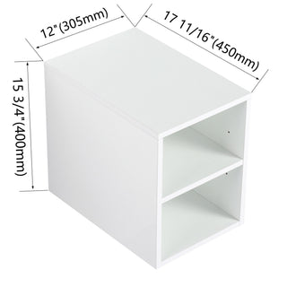 Wall Mounted Bathroom Vanity With Sink, Cabinet & Half Door