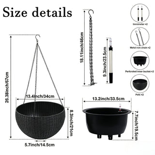 Self Watering Hanging Planter