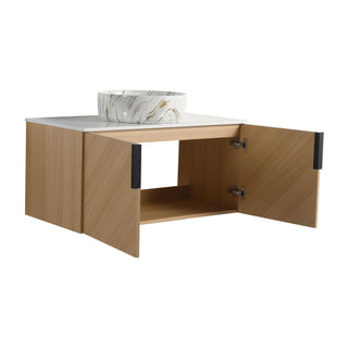 Wall Mounted Bathroom Vanity & Art Sink