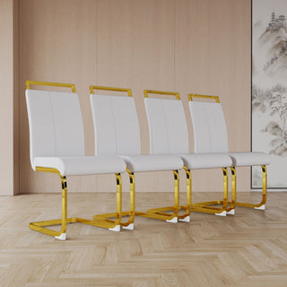 Side Dining Room Chair, Padded Seat High Back