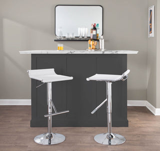 Mirage Ale - Contemporary Adjustable Bar Stool