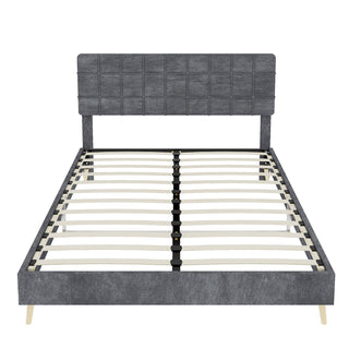 Yungan Lingge Minimalist Soft Pack Headboard Bed