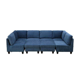 8 Piece Modular U - Shape Sectional Sofa