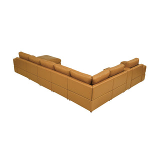 Modular Sectional With Large Square Arms, Custom Configuration