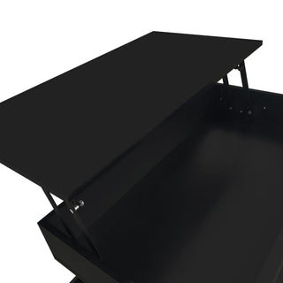 Lift Top Coffee Table With 2 Drawers, Hidden Space And LED Lights For Living Room