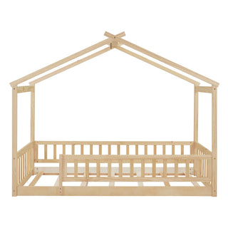 Bed House Bed Frame With Fence