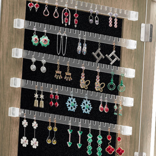 Swivel Jewelry Cabinet With Full Length Mirror
