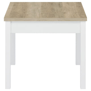 Quintara - 3 Piece Coffee Table Set - Natural / White