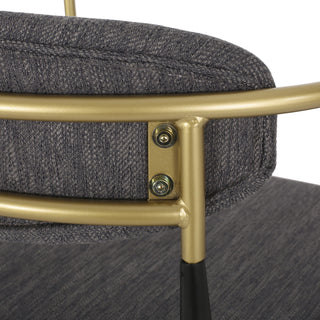 Upholstered Bar Stools (Set of 2) - Charcoal