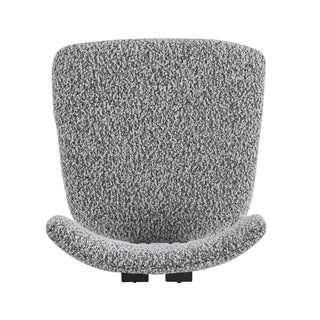 Modern Upholstered Armless Dining Chairs With Metal Legs