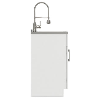 Hennessy - Deluxe Laundry Cabinet With Faucet And Stainless Steel Sink