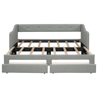 Upholstered Daybed With 2 Drawers