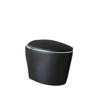 Unique Smart Toile With Built In Bidet, Auto Open / Close Seat, Foot Sensor, LED Display, Night Light, Warm Water & Dryer Ceramic
