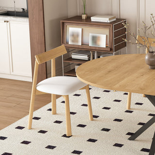 Modern Extendable Round Dining Table Set, Table With Chairs