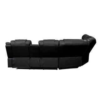 Challenger - Recliner Sectional Sofa, Built In USB, C Ports & Bluetooth