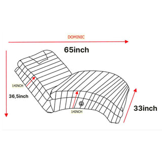 Denise - Accent Chaise With USB Support