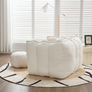Soft Bean Bag Chair With High Resilient Foam