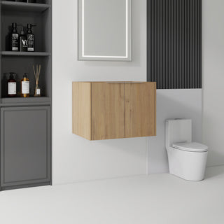 Floating Bathroom Vanity Cabinet With Soft Close Double Doors, Spacious Interior Storage, Wall Mounted, Cabinet Only