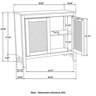 Henley - 2 Door Accent Cabinet - Natural
