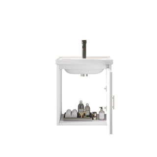 Floating Bathroom Vanity Combo, Wall Mounted Cabinet With Sink & Soft Close Doors For Small Bathrooms
