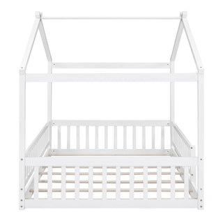 Bed House Bed Frame With Fence