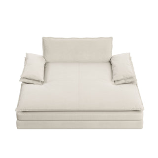 Modern Oversized Double Chaise Lounge Chair