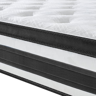 12" Breathable Hybrid Mattress, Memory Foam, Individual Pocket Springs