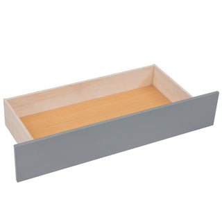 Storage Platform Bed With LED Lights, 2 Drawers And Trundle