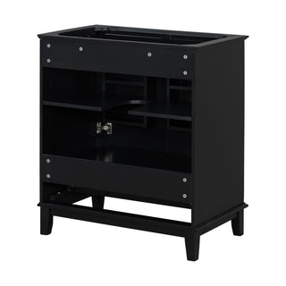 Modern Bathroom Vanity Base Only With Doors And Drawer