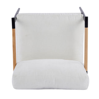 Modern Accent Chair With Cushions, Cozy Seating