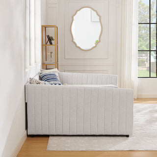 Upholstered Queen Daybed With 2 Drawers