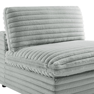Jenny - rmless Slipper Chair - Gray
