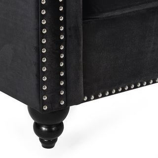 Chesterfield Style 3 Seater Sofa With Deep Button Tufting