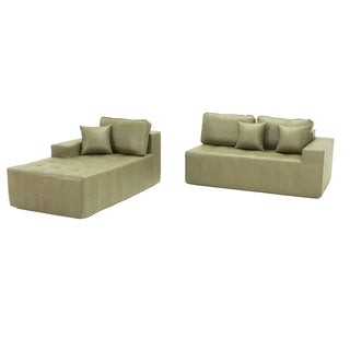 L - Shaped Corner Chaise Sofa Bed