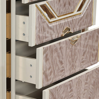 Omari - 5 Drawer Chest - Beige