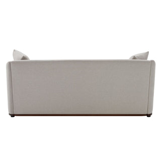 3 Seater Sofa With Wrap Around Armrests And Throw Pillows