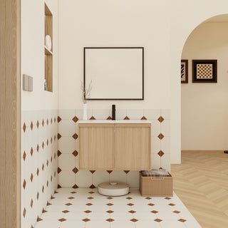 Floating Bathroom Vanity With Sink Combo