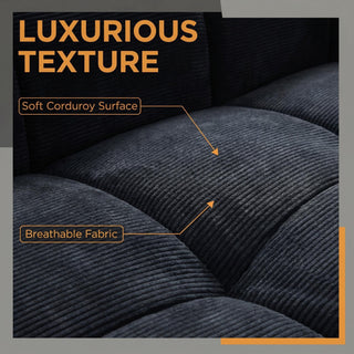 Extra Large Compression Sofa, Cloud Puff Couch For Living Room