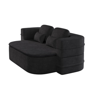 2 In 1 Foldable Sofa Bed With Multi Functional Blanket, Floor Lounge Sofa