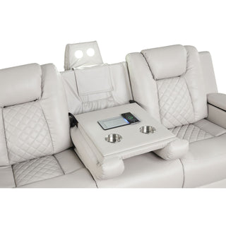 Benz - Power Recliner Set With LED Lighting And USB Charging