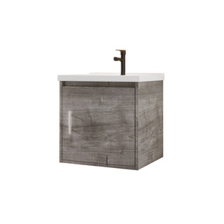 Floating Bathroom Vanity Combo, Wall Mounted Cabinet With Sink & Soft Close Doors For Small Bathrooms