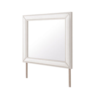 Ciara - Upholstered Mirror - Beige