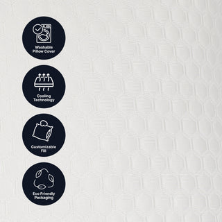 Ghostpillow Shredded - Customizable Soft Fluffy Gel Memory Foam & Siliconized Pillow